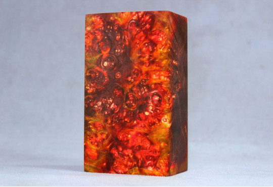 Stabilized Maple Burl Wood Mod Block